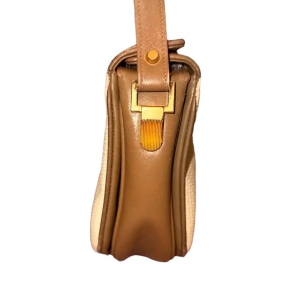 Bally Vintage (1970s) Monogram Canvas & Leather Crossbody Bag Made in Italy - Picture 5 of 13